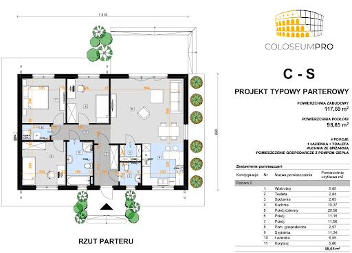 projekt domu Chełmiec